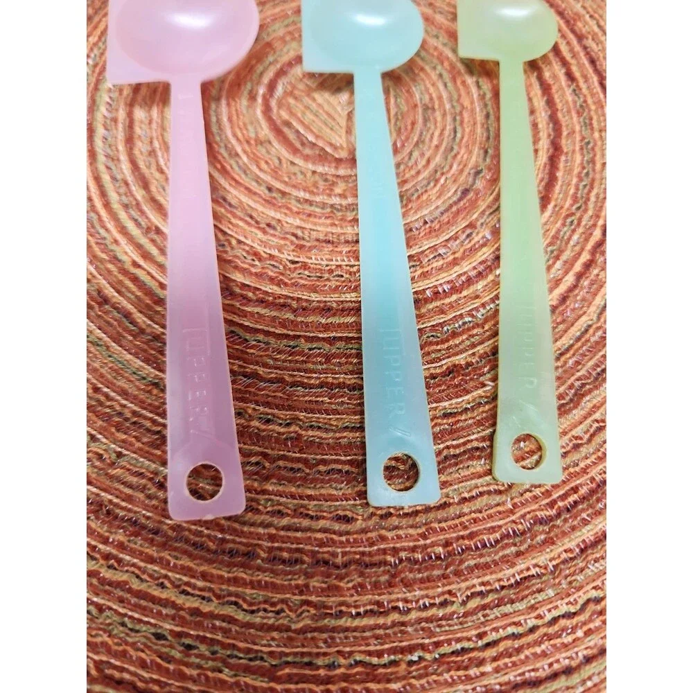 3 Vintage Tupperware Measuring Spoons 1950s Rare Find For These Measuring Spoons